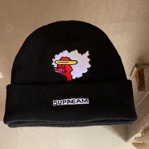 Supreme - Black Gonz Ramm Embroidered Beanie - NEW